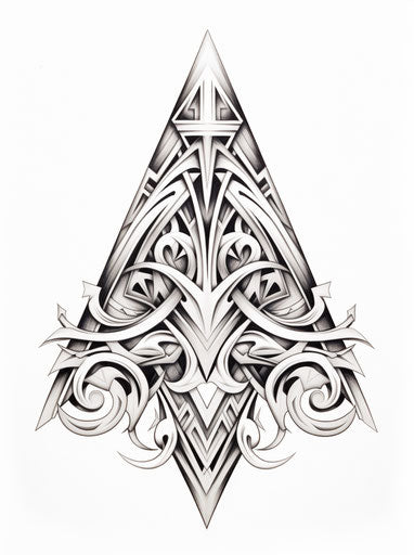Maori tattoo design is on white Stock Vector Image & Art - Alamy